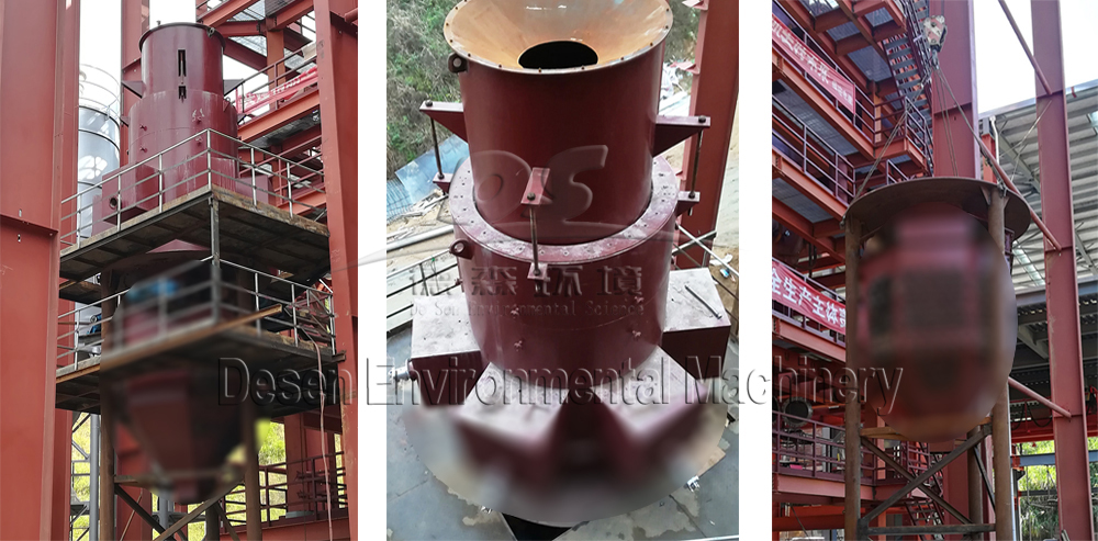 豎式梯度窯安裝現(xiàn)場(chǎng)