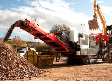 建筑固廢垃圾處理選擇移動破碎站！